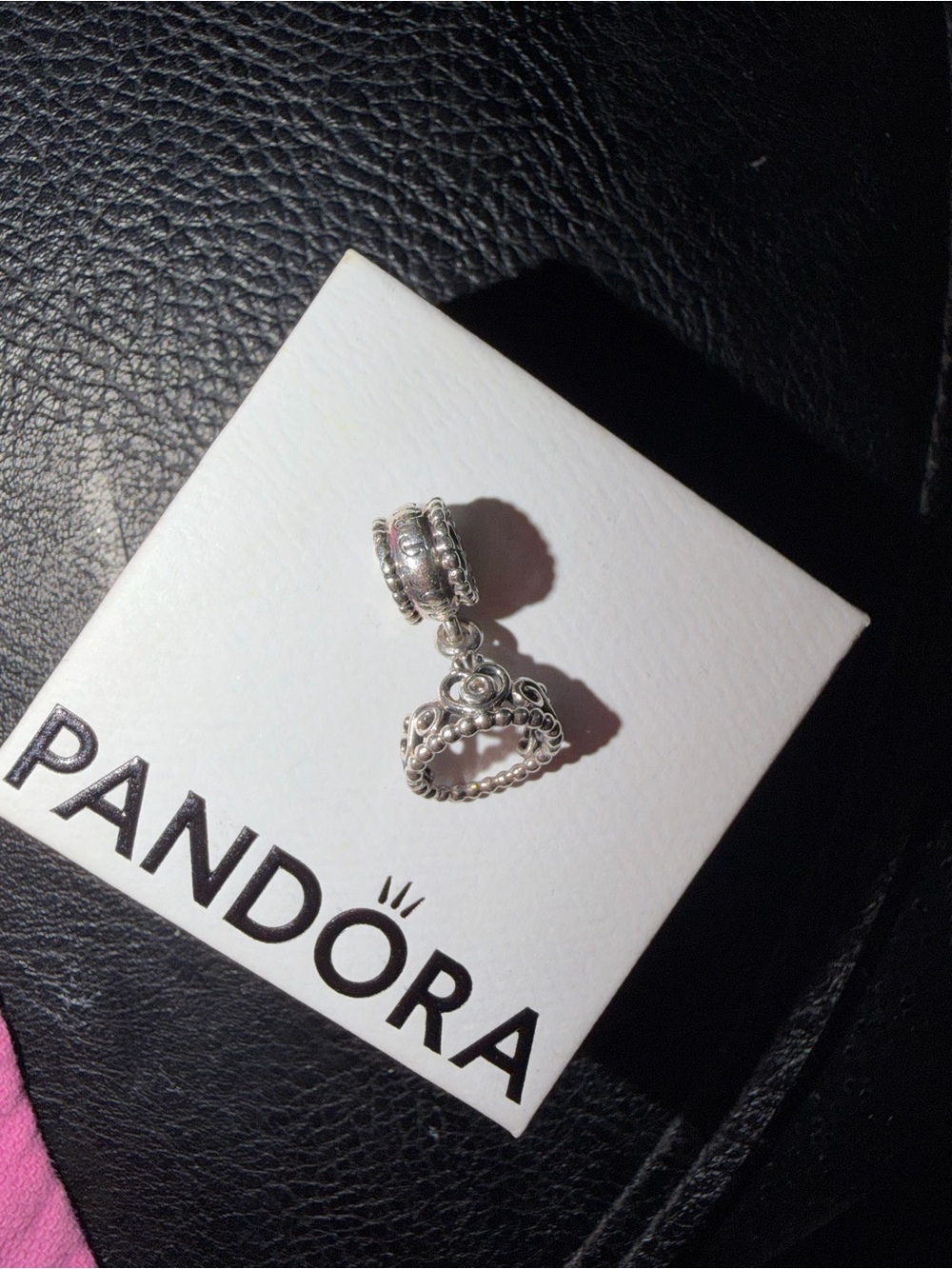 Pandora Silver Crown Dangle Charm - Silver